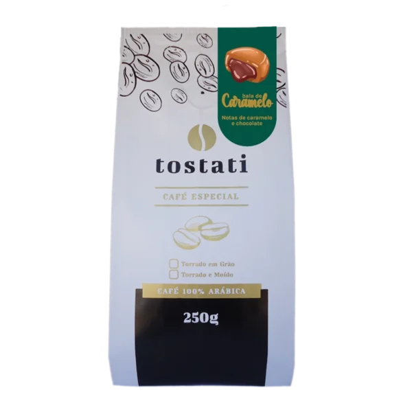 Produto café especial tostati microlote bala de caramelo